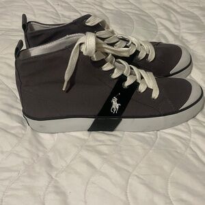 Polo by Ralph Lauren Gray High-Top Sneakers -Conrad.